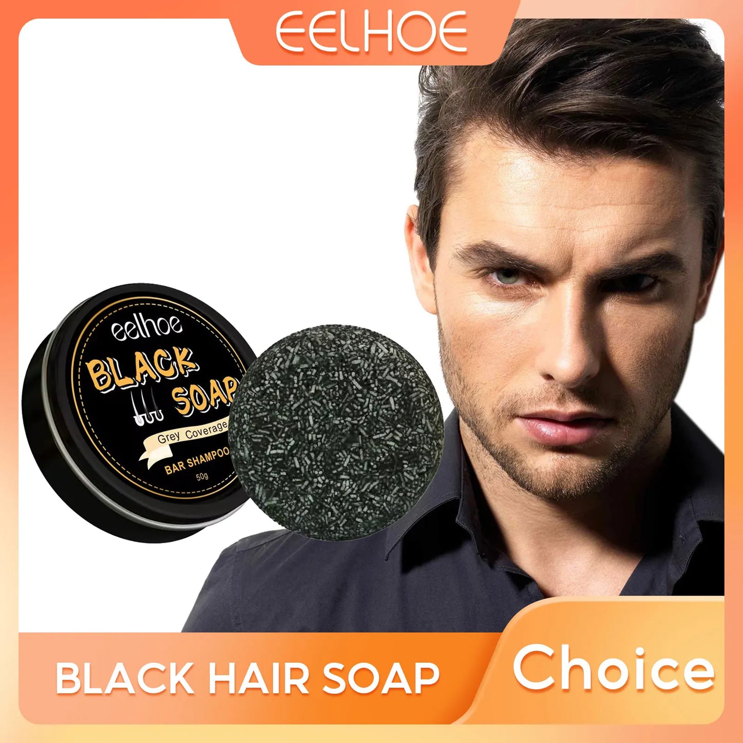 Grey hair coverage Shampoo Bar