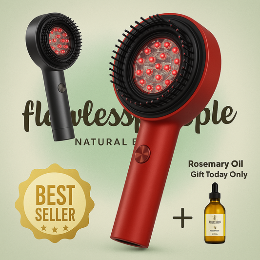 Red light scalp oil therapy